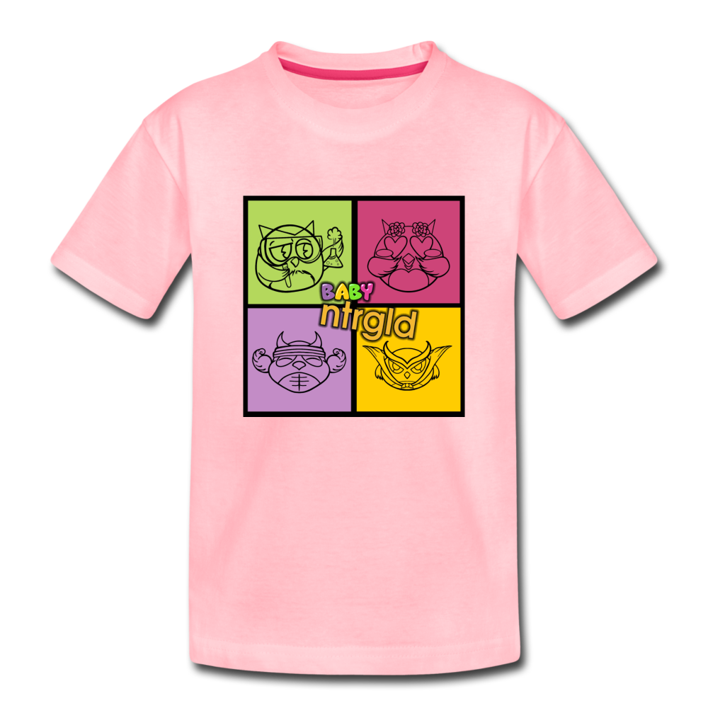 Owlies - Toddler T-Shirt - pink