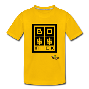 Open image in slideshow, Boss Mick - Kids&#39; T-Shirt - sun yellow
