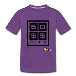 Open image in slideshow, Boss Mick - Toddler T-Shirt - purple
